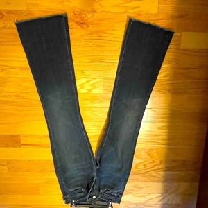 7 For All Mankind Dark Blue Flare Jeans
